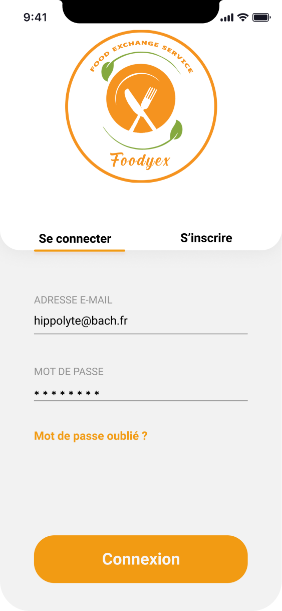 ScreenShot of Foodyex App